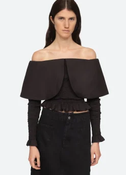 Sea New York Paloma Vintage x Sea|Tops>Paloma Smocked Top